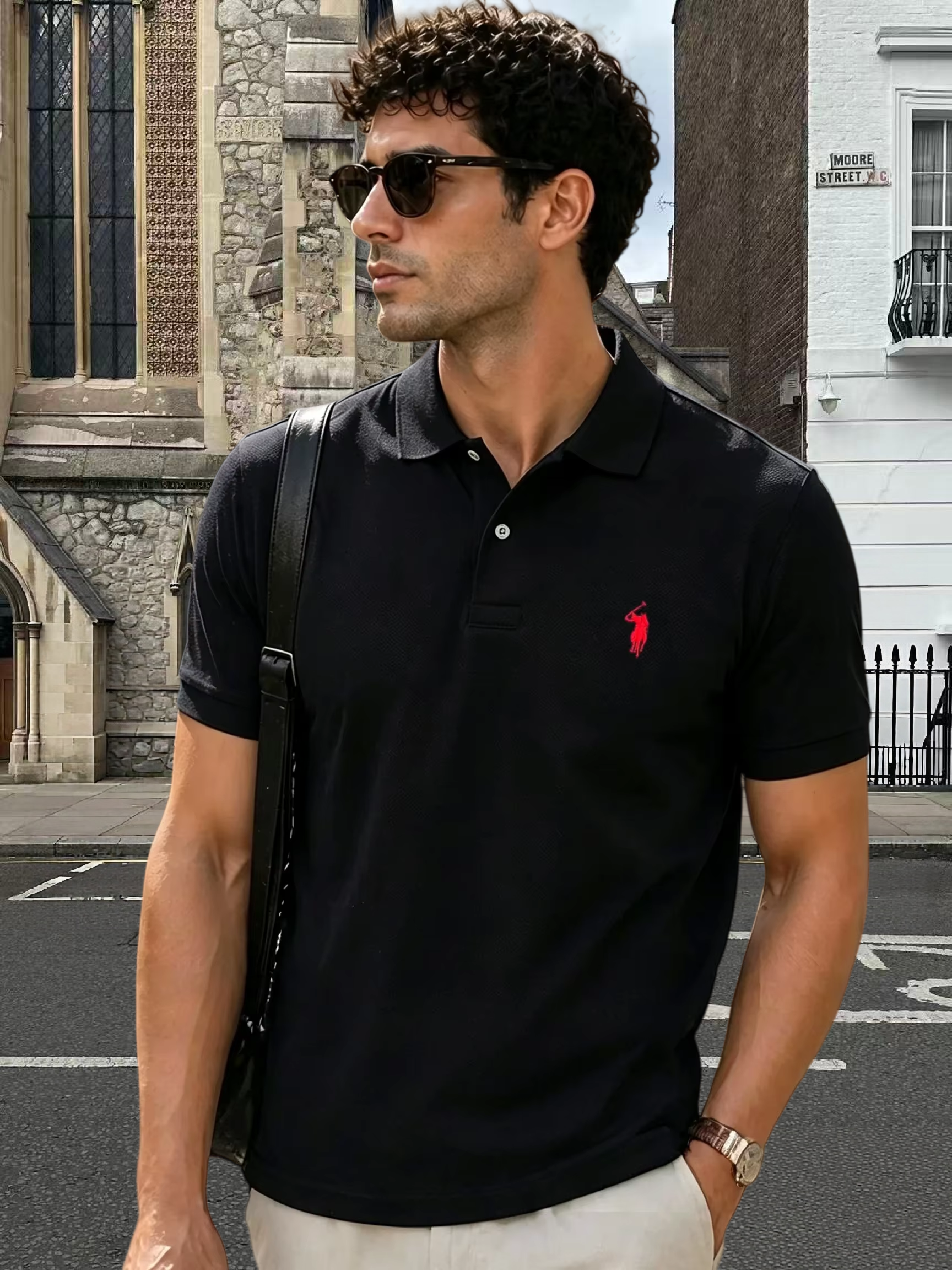 Polo Shirt Equestrian - Wysokiej jakości męska koszulka polo z