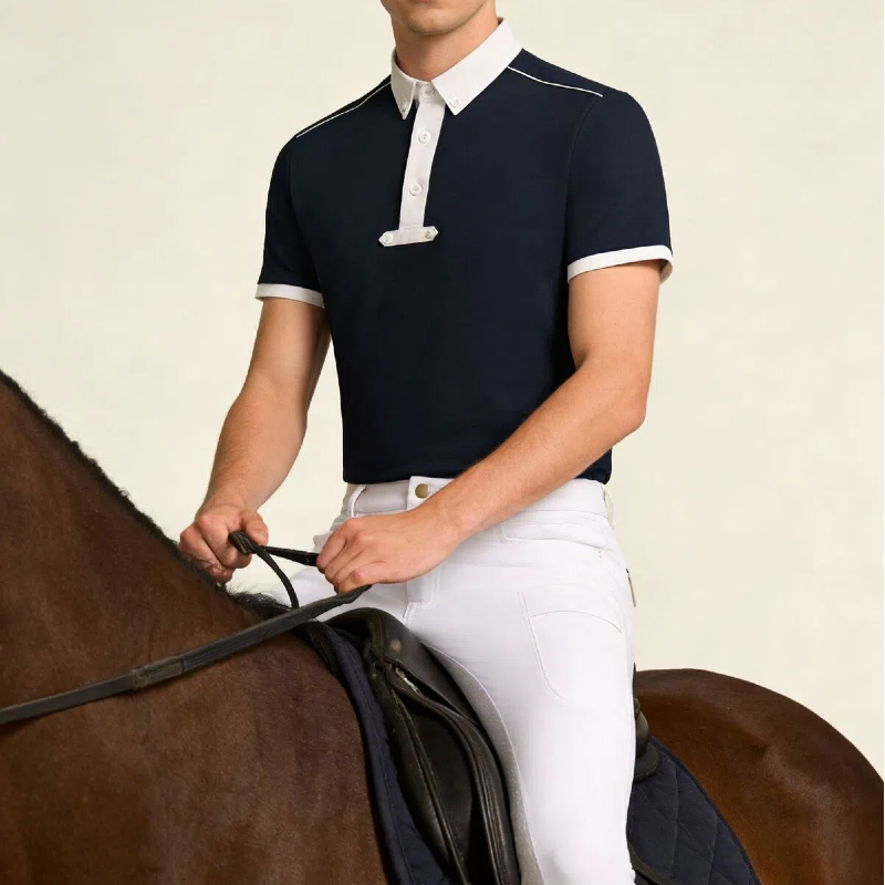 Polo Shirt Equestrian - Letnia męska koszulka polo do jazdy