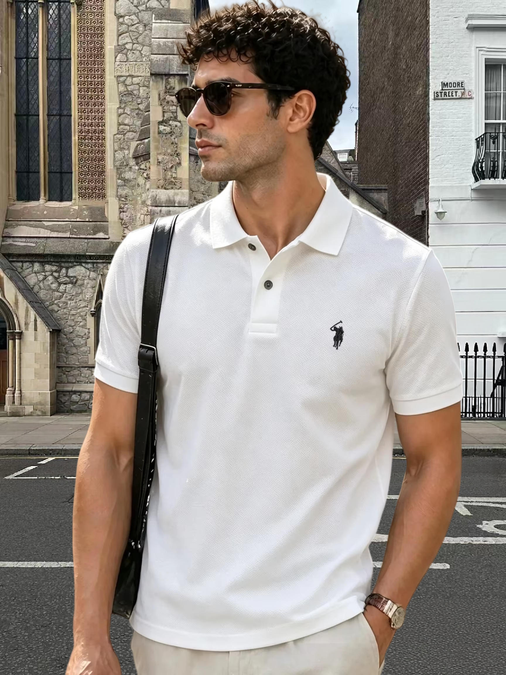 Polo Shirt Equestrian - Wysokiej jakości, oddychająca koszulka polo męska