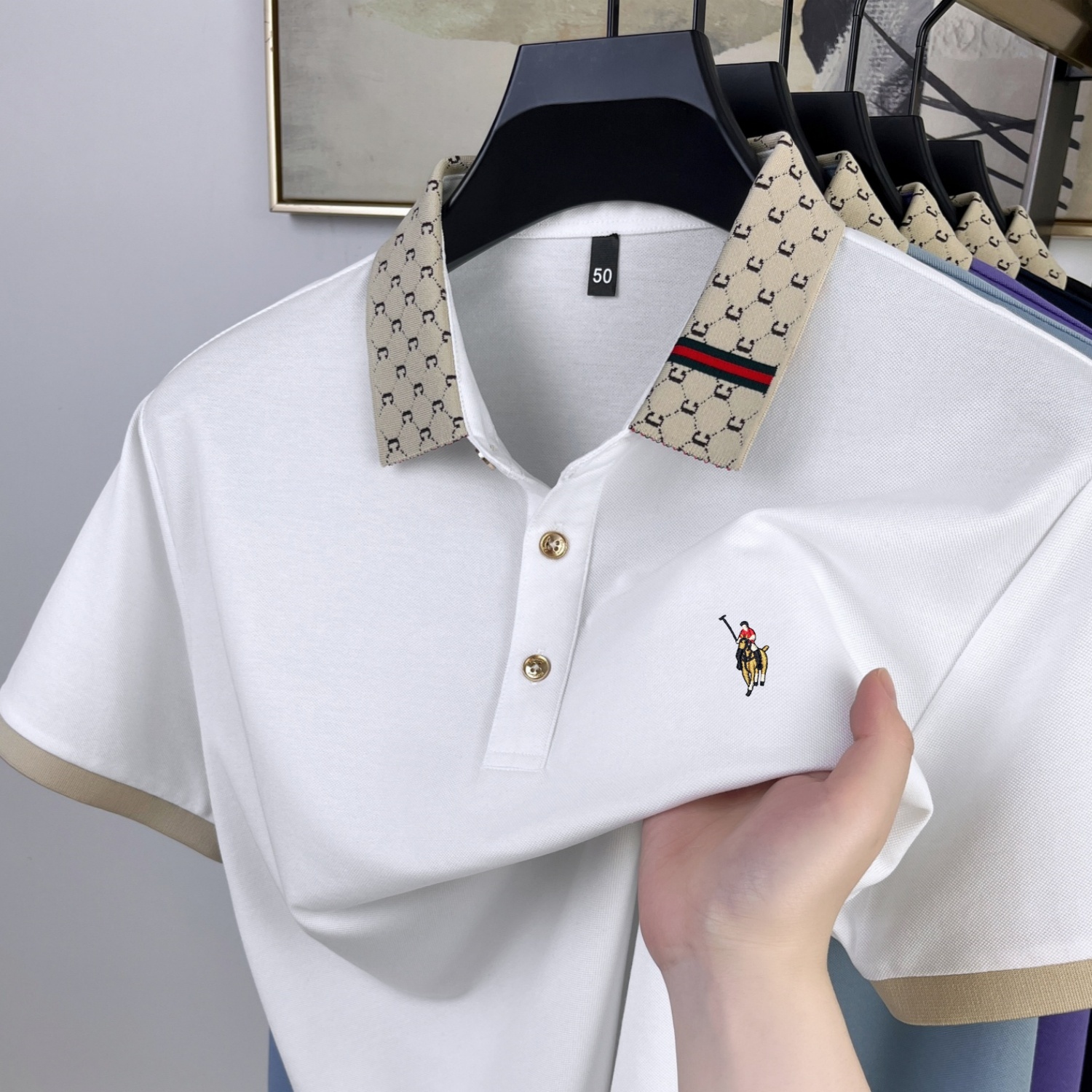 Polo Shirt Equestrian - Wysokiej jakości, popularna, oddychająca koszulka polo