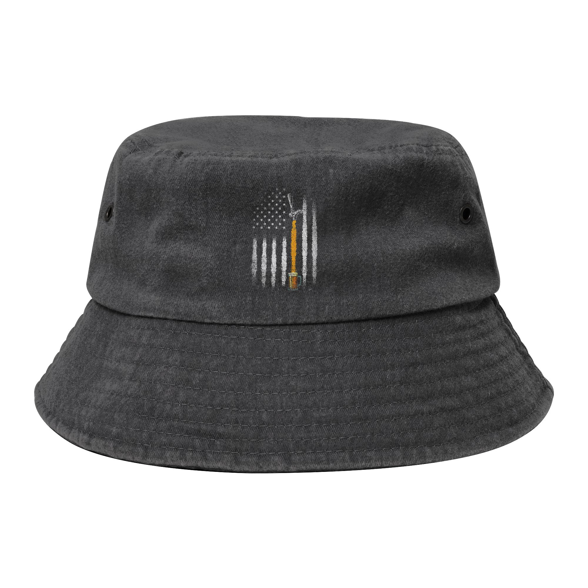 Outdoor Sport Usa - Kapelusz typu bucket hat z flagą