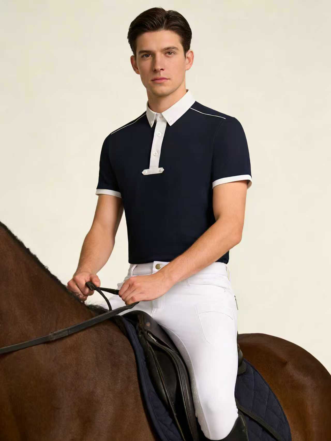 Męska koszulka jeździecka polo – Polo Shirt Equestrian recenzja i cena