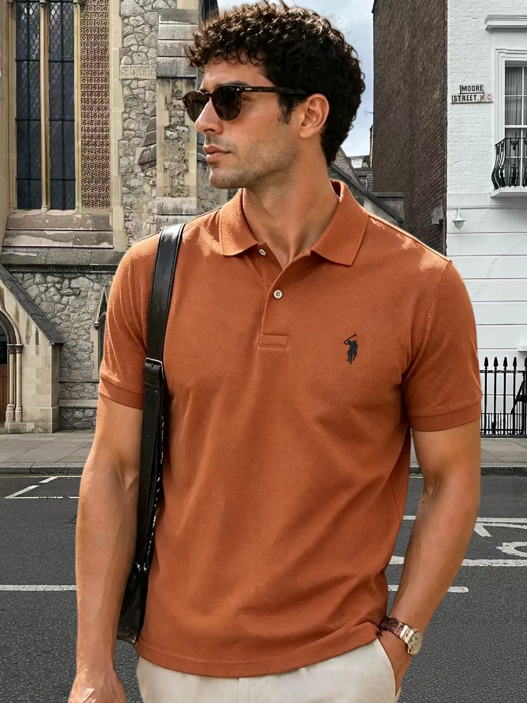 Wysokiej jakości męska koszulk – Polo Shirt Equestrian recenzja i cena