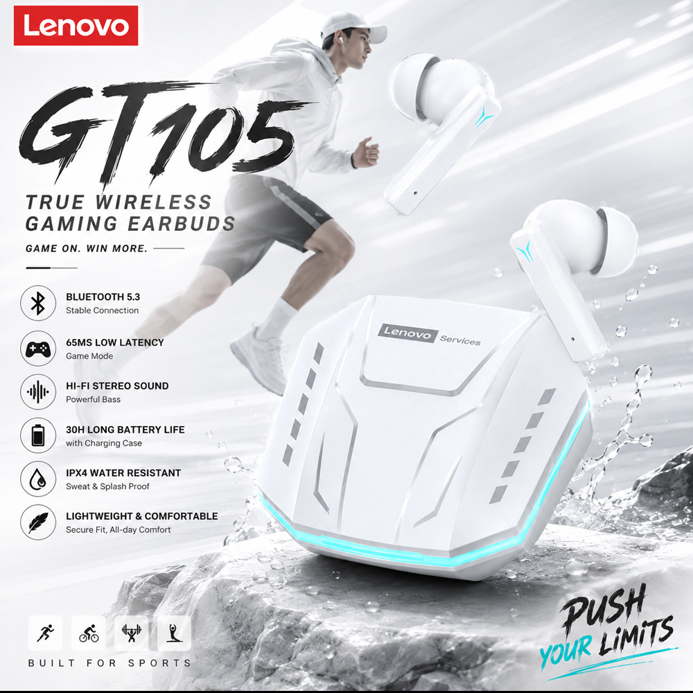 Słuchawki Lenovo GT105 do gier – Outdoor Sport Doo recenzja i cena