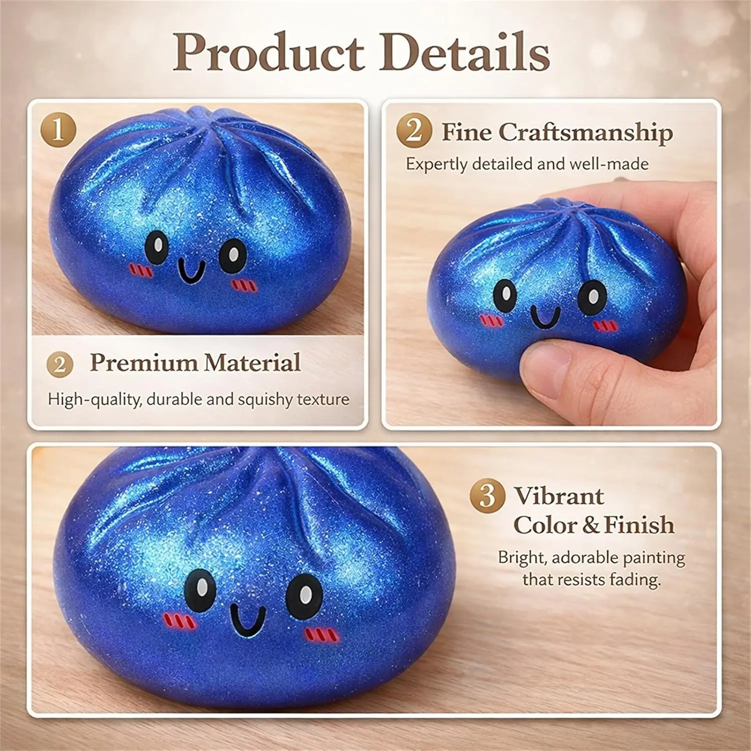 Mini Brokatowy Dumpling Squish – Outdoor Sports Accessories recenzja i cena
